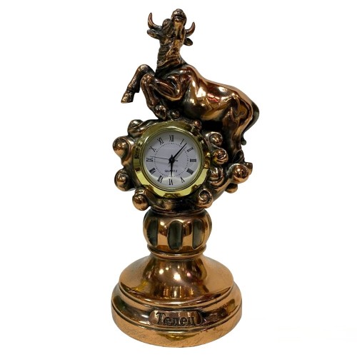 Статуэтка 1125 Часы-Знак зодиака Телец 15 см
