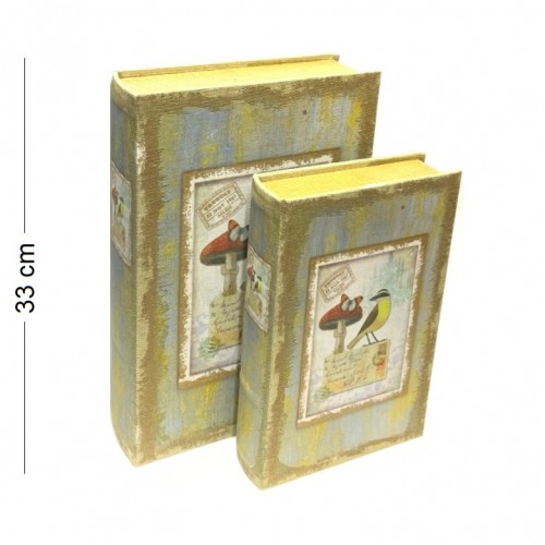 003014  (1-6) Книга-шкатулка, в наборе 2 штуки  22*7*33 см