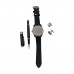 Набор  PJ9205 мужской черный (2 пугов,часы,ручка)