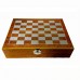 Набор  1819 шахматы+фляжка 8oz , 4 стаканчика , воронка , 18,5*24см