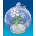 Новогодний стеклянный шар с подсветкой, 10*10*12см, (GLT10059  (48))