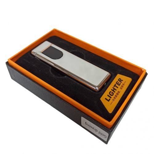 Зажигалка электронная, подарочная упаковка, 2,5*8,3*0,7см, HL-18-03